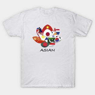 I Am an Asian World Flower T-Shirt